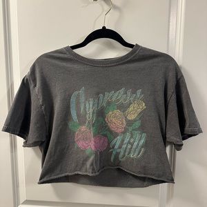 Cypress Hill grey crop tshirt